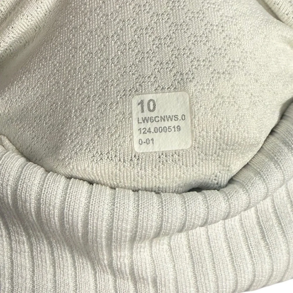 Lululemon Ribbed Softstreme Zip-Leg High-Rise Cropped Pants 25